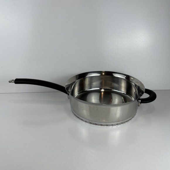 BERGHOFF Stainless Steel Copper Clad Base 10.5"x3" SKILLET Double Handle No Lid - Picture 2 of 8
